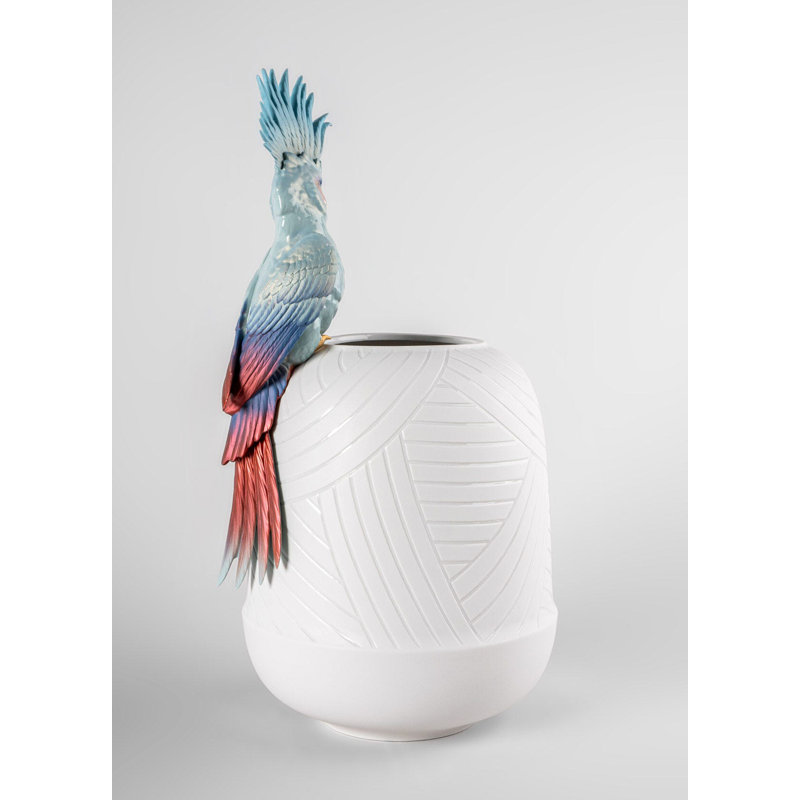Cockatoo Vase
