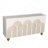 Modern Fluted Sideboard Buffet With Storage, Curve Element With Strict Lines, 4 Doors Storage Cabinet With Adjustable Shelves For Kitchen, Dining Room, Living Room-1676231346