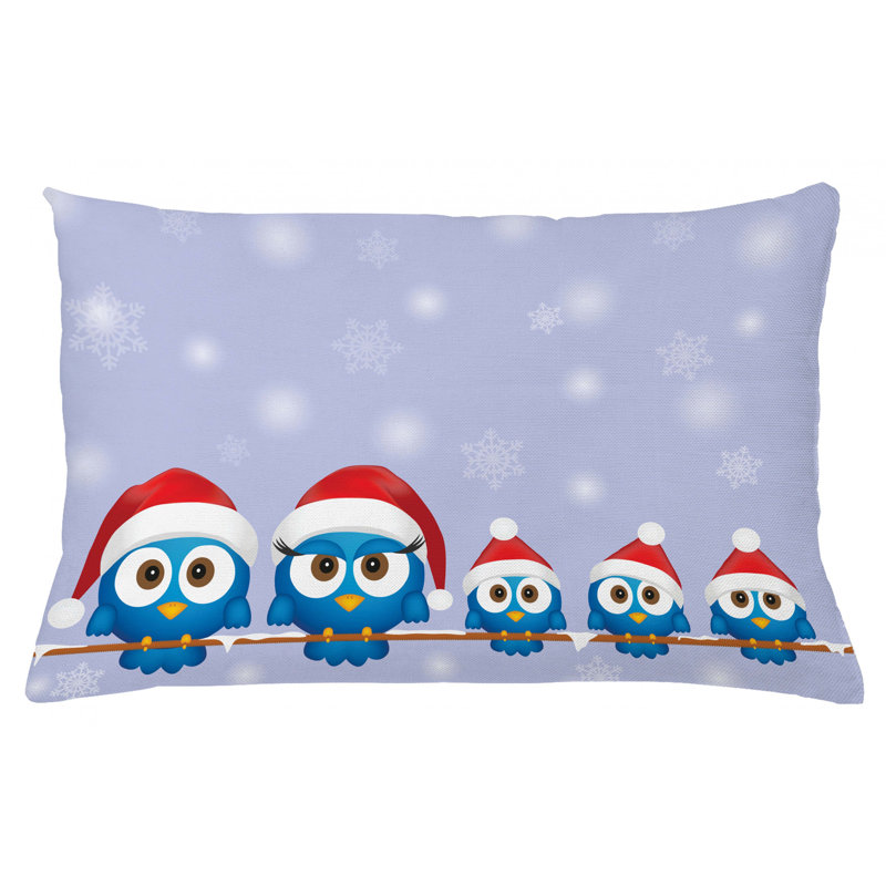 Housse de coussin lombaire intérieur/extérieur christmas, 16 po x 26 po