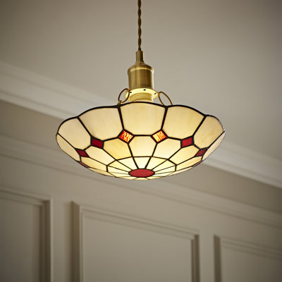 7cm H Glass Bowl Pendant Shade ( Screw On )