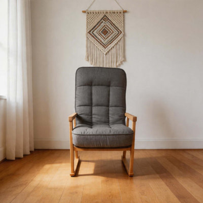 Modern Adjustable Lounge Chair with Ergonomic Support and Multi-Position Comfort