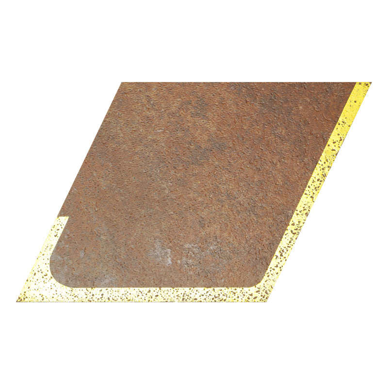 Carreau de mosaïque auto-adhésif en pierre 4 po x 4,6 po, Brun doré