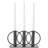 5.4'' H Aluminum Tabletop Candelabra-1558375629