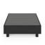 Ensemble modulaire de patio 5 pièces en aluminium gris avec chaises modulaires et table basse