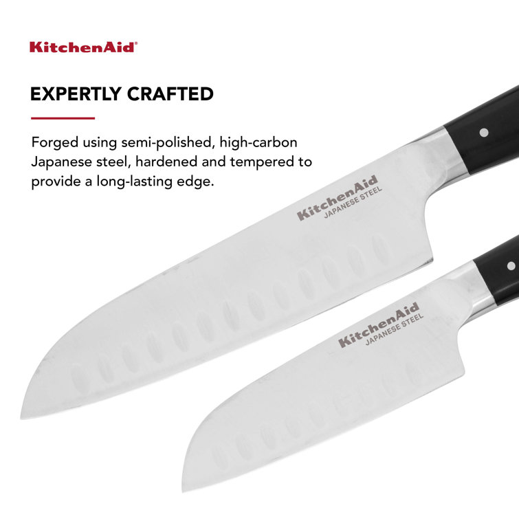 Gourmet Forged 2-Piece Santoku Knife Set, KitchenAid