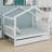 Wooden House Bed With Trundle-1681980299