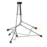 Divergence 6 - Light 27.8'' H Outdoor Chandelier