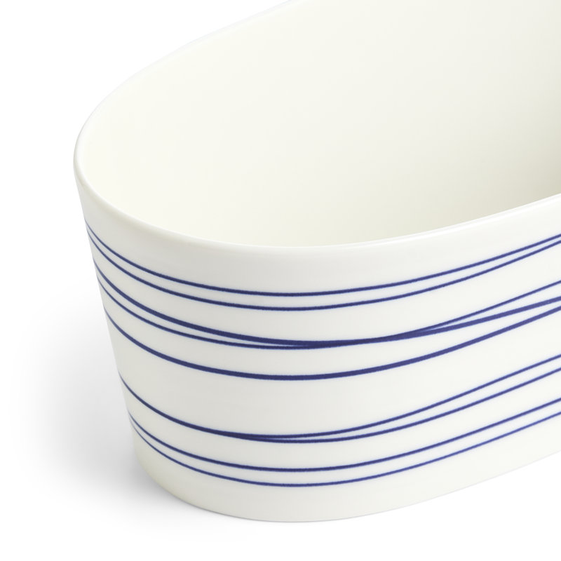 Royal Doulton 1815 Pacific Trough Planter 10.4 x 5.8in Blue