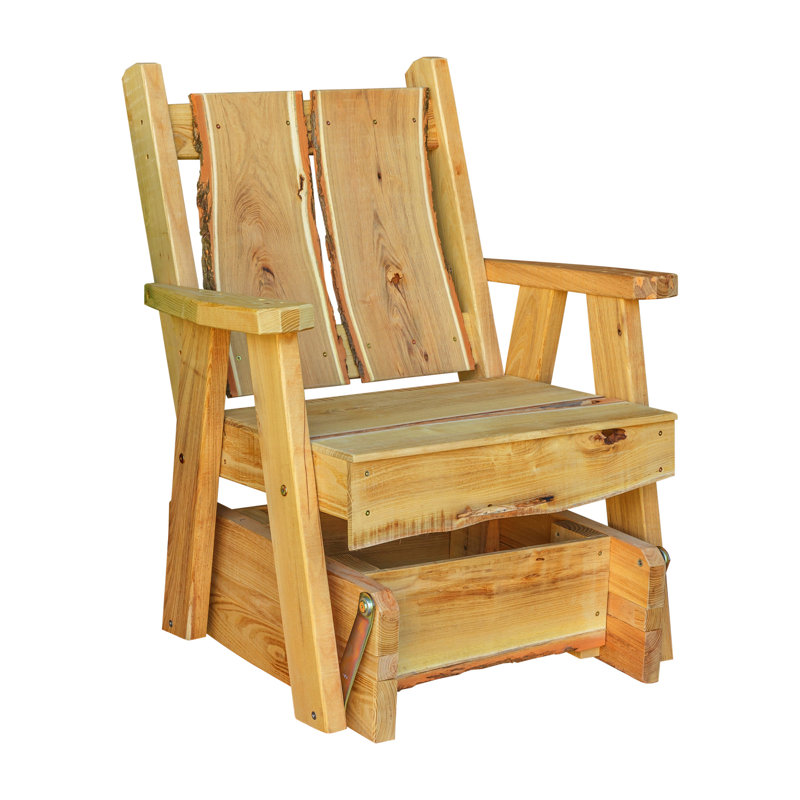 Fauteuil oscillant Maryann Timberland, Teinture naturelle