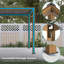 Pergola à DEL réglable en aluminium avec persiennes et lumières pour patio-104882004-104882005