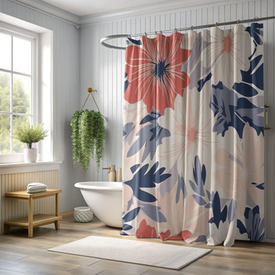 Classic Flora - Rideau de douche standard 1 pièce