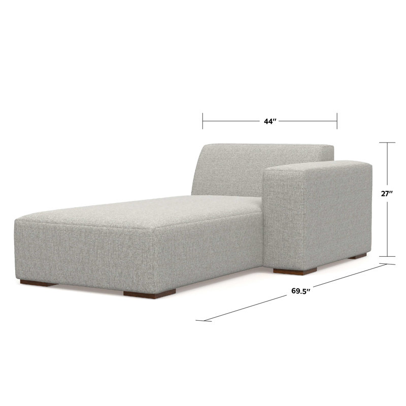 Rex Upholstered Right Arm Chaise