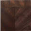 Table d'appoint en verre 2 couches Bianca Merlot