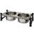 Pet Dog Elevated Feeder Bowls Stand