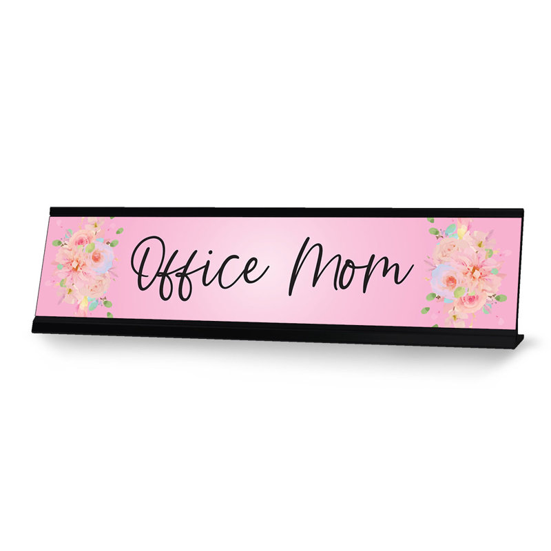 Enseigne de bureau Office Mom