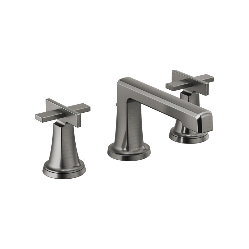 Levoir® Two-Handle Wall Mount Lavatory Faucet, Polished Chrome, High Lever Handle, 1.5