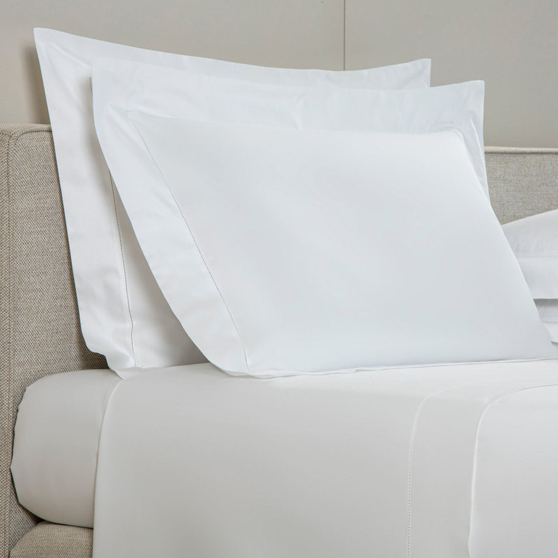 Single Ajour Pillow Sham, Standard, White