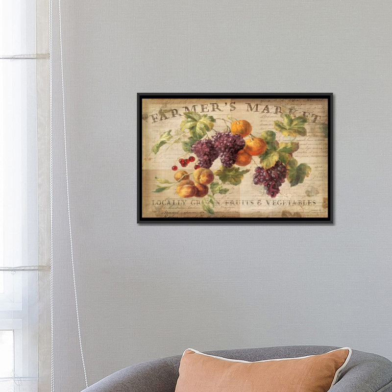 « abondant automne », impression sur toile tendue, Toile encadrée noire, H 32 po x l 48 po x P 1,5 po, Pas de tapis