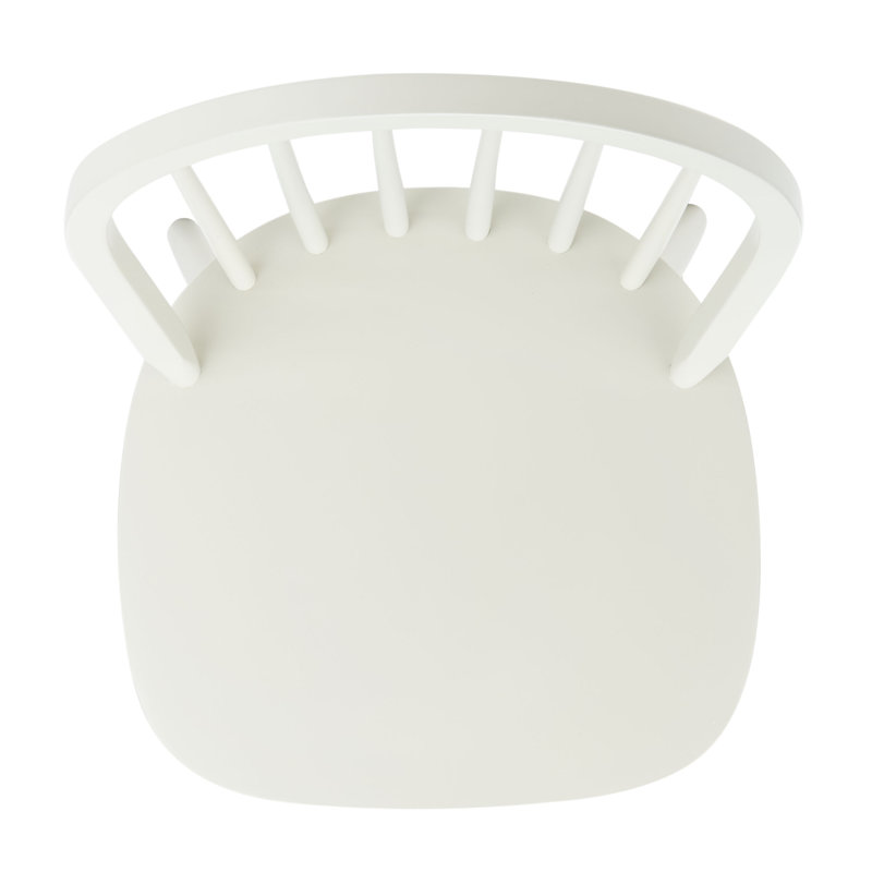 Camden Off-White High Back Windsor Side Chair Set