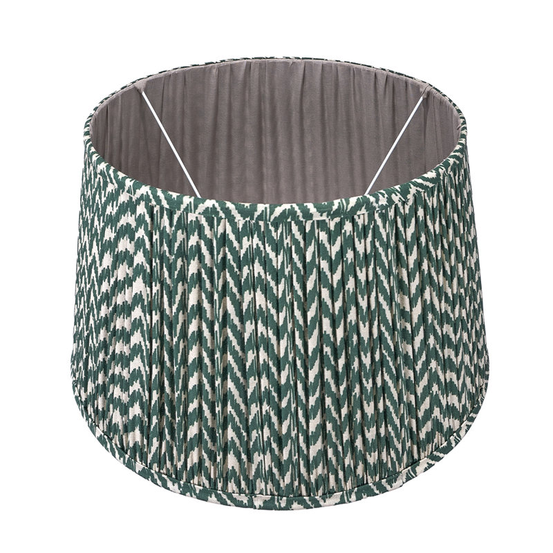 Mio Cotton Empire Lamp Shade ( Uno ), Forest Green, 22cm H x 35cm W x 35cm
