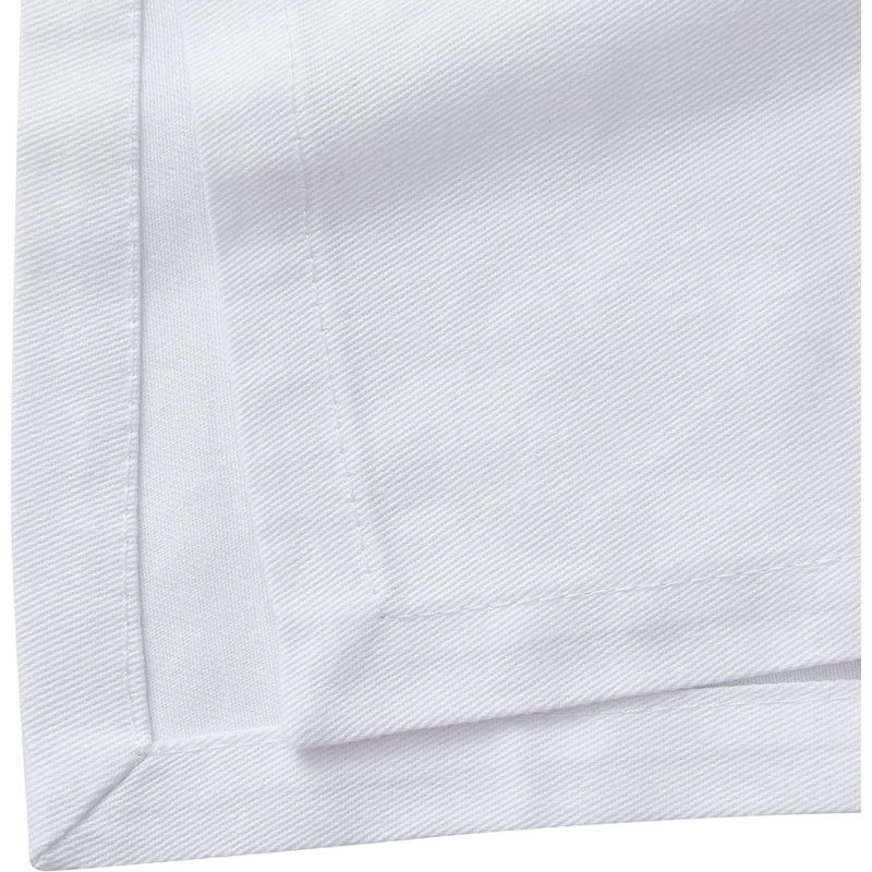 Paquet de 8 serviettes de table en polytétrafluoroéthylène blanc