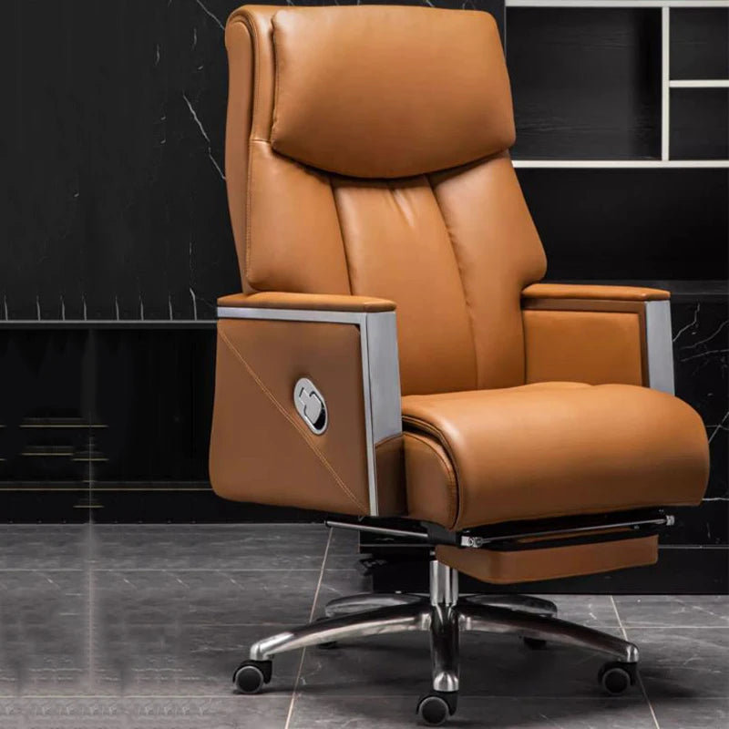 Cichocki Genuine Leather Side Chair