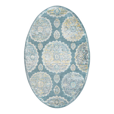 Tapis Paragon_Gris et bleu