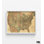 Chemin de fer du Pacifique des États-Unis en 1883, affiche de l'histoire du train, impression des chemins de fer, décor de hall d'entrée de bureau, décor de salon ancien