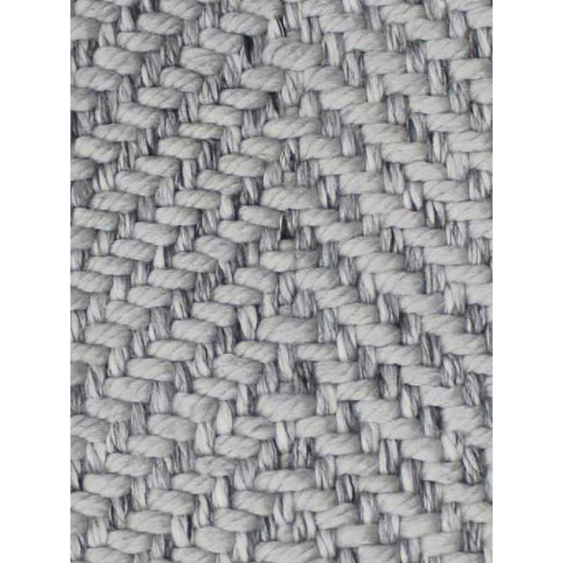 Tapis intérieur / extérieur noir / argenté Varcha, Rectangle 9 pi x 12 pi