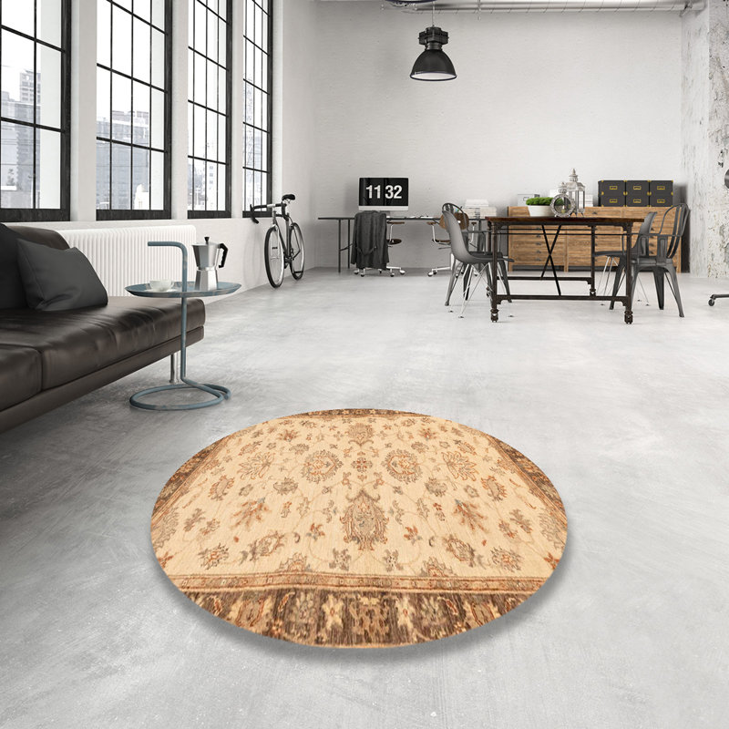Tapis abstrait moderne 4000, Rond 6 pi