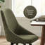 Fabric Upholstered Metal Side Chair-347422442