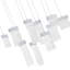 Lustre DEL avec finition étain-41780169