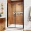 Cabine de douche à charnière double avec cadre 48 po x 72 po-123612110