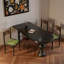 Table demi-ovale French French Retro-133242475-133242476
