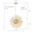 Lustre perlé en cristal 12 lumières Shugar-973635553