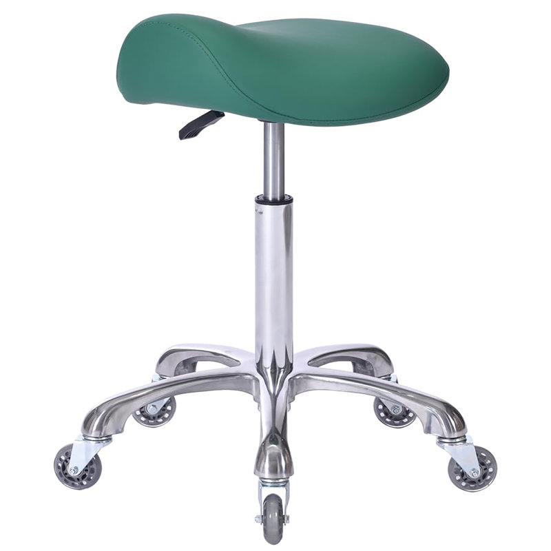 Tabouret professionnel à roulettes, Vert