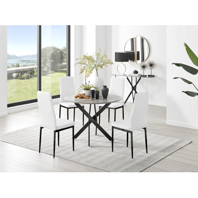 Eubanks 4 - Person Dining Set