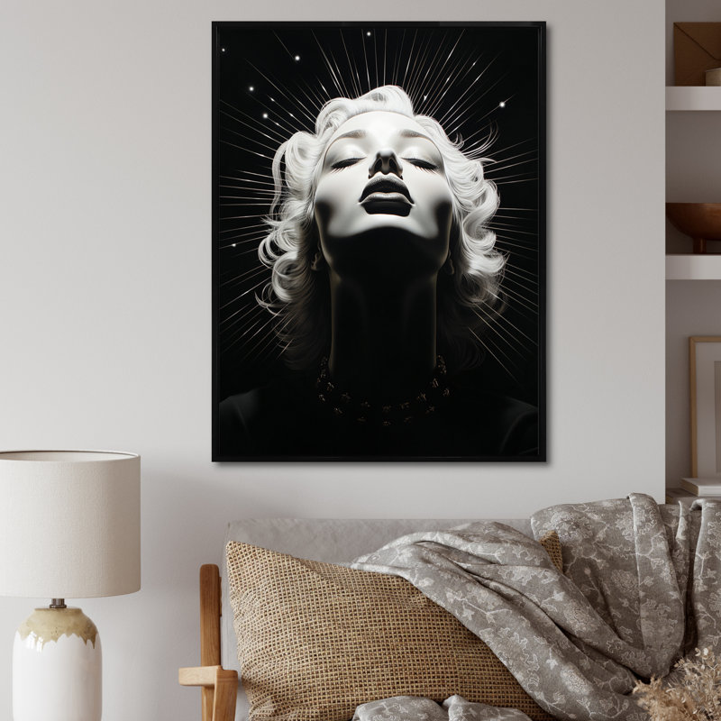 Spiritual Insight VI sur impression sur toile, H 40 po x l 30 po x P 1,5 po, Cadre flottant noir