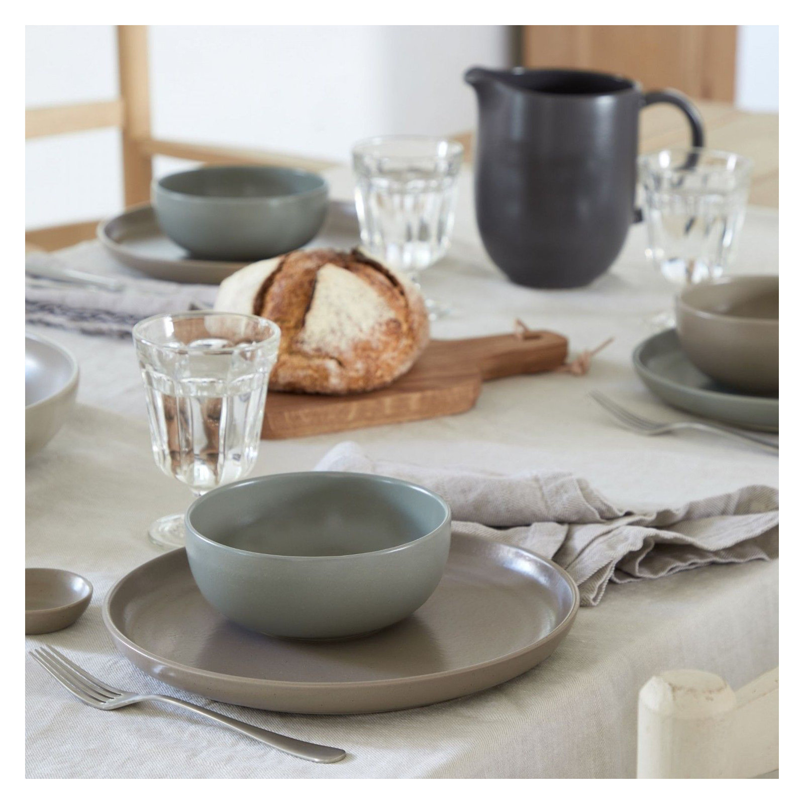 Casafina Pacifica Cereal Bowl, Artichoke