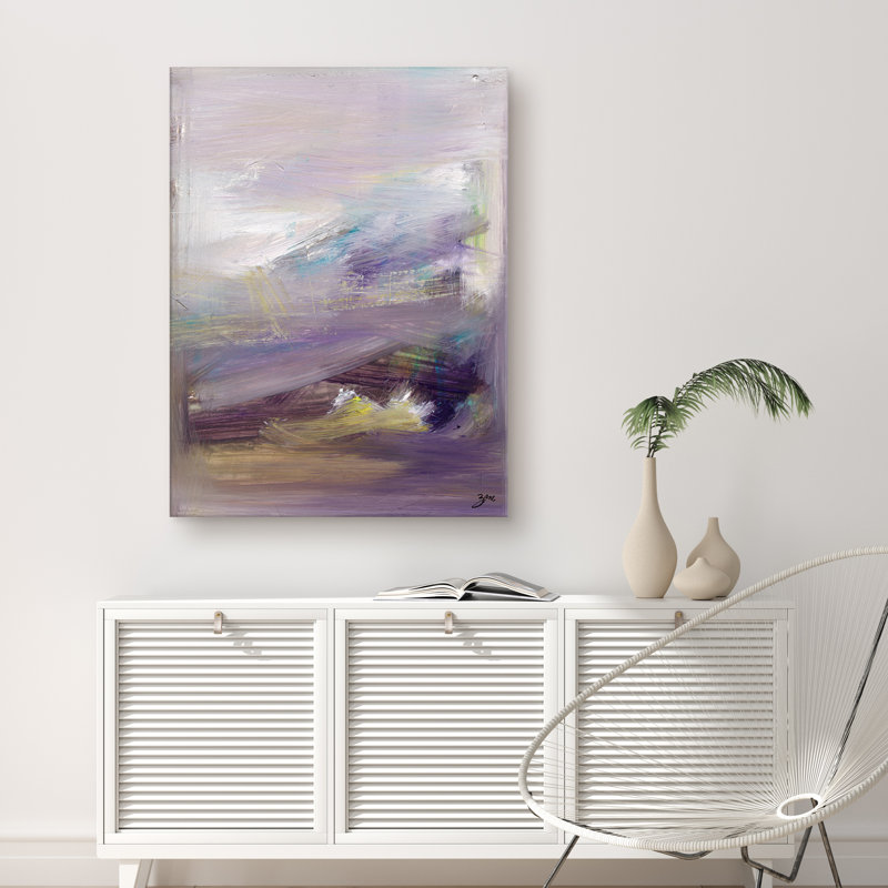 «Abstract XIII» par Zane - reproduction d'art sur toile tendue, H 30 po x l 20 po x P 1,5 po