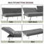 Canapé-lit futon de 68 po avec pieds en métal Blathnat-527529633
