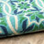 Tapis intérieur / extérieur bleu / vert Jaeden-23970739