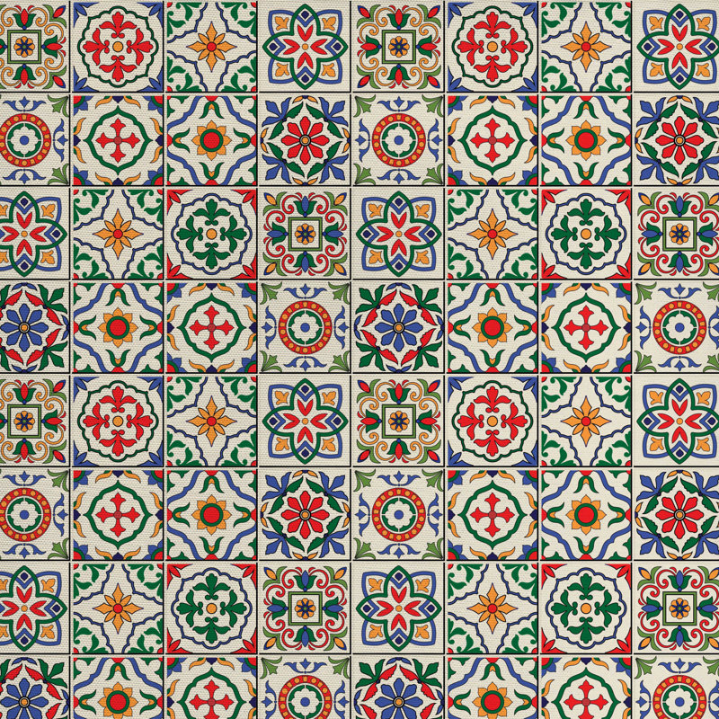 Tissu marocain, l 36 po x L 360 po