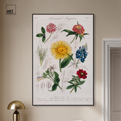 Art Remedy, impressions sur toile, sept plantes de jardin
