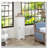 Farmhouse Storage Cabinet with Adjustable Shelf