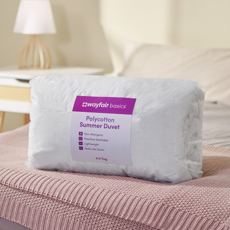 Polycotton 4.5 Tog Duvet - Summer, Kingsize