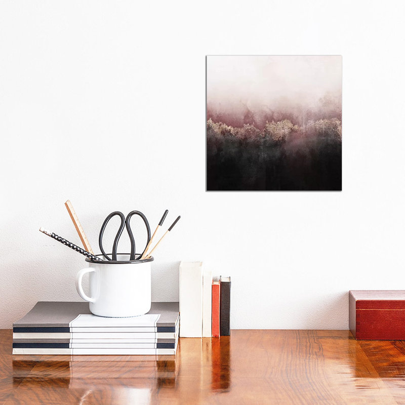 Pink Sky by Elisabeth Fredriksson - Print on Canvas, No Frame, 30.48 cm H x 30.48 cm W