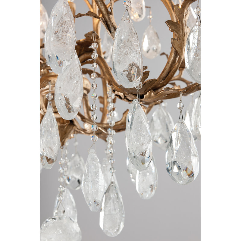 Amadeus 6-Light Candle Style Empire Chandelier, 43.5" H x 28" W x 28" D, 6