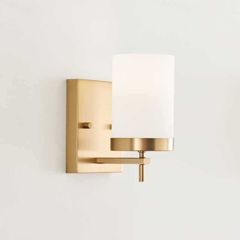Zire 1 - Light Armed Sconce, No, Satin Brass