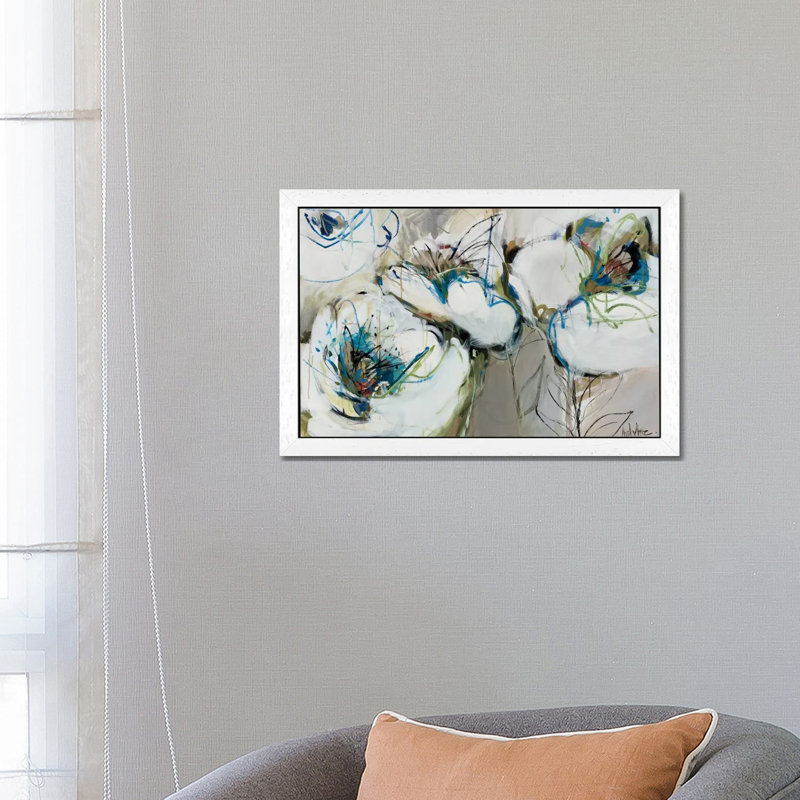 Sundance by Angela Maritz - Print on Canvas, White Framed, 20.32 cm H x 30.48 cm W